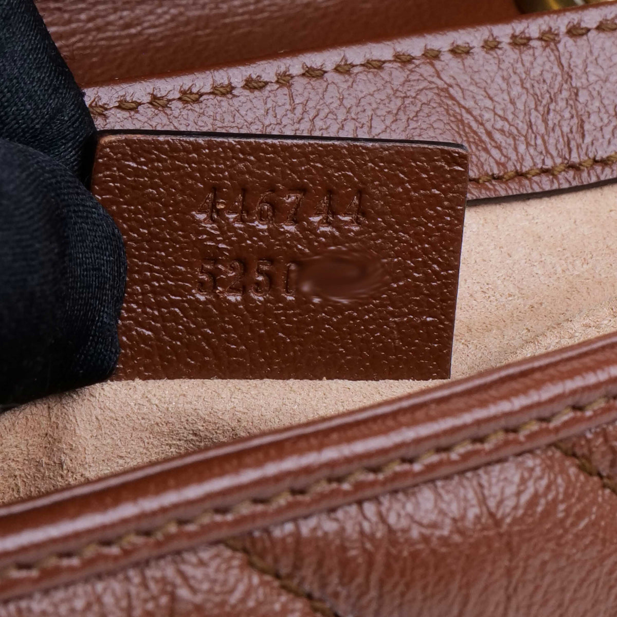 Gucci Mini Marmont Caramel Shoulder Bag.