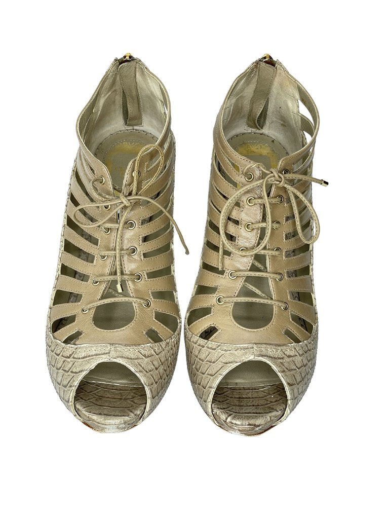 Christian Dior Snake Embossed Sandals |US8.5|IT39|