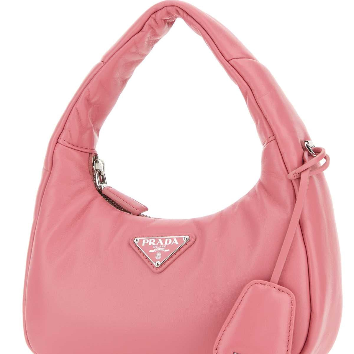 PRADA Mini Nappa Leather Soft Handbag