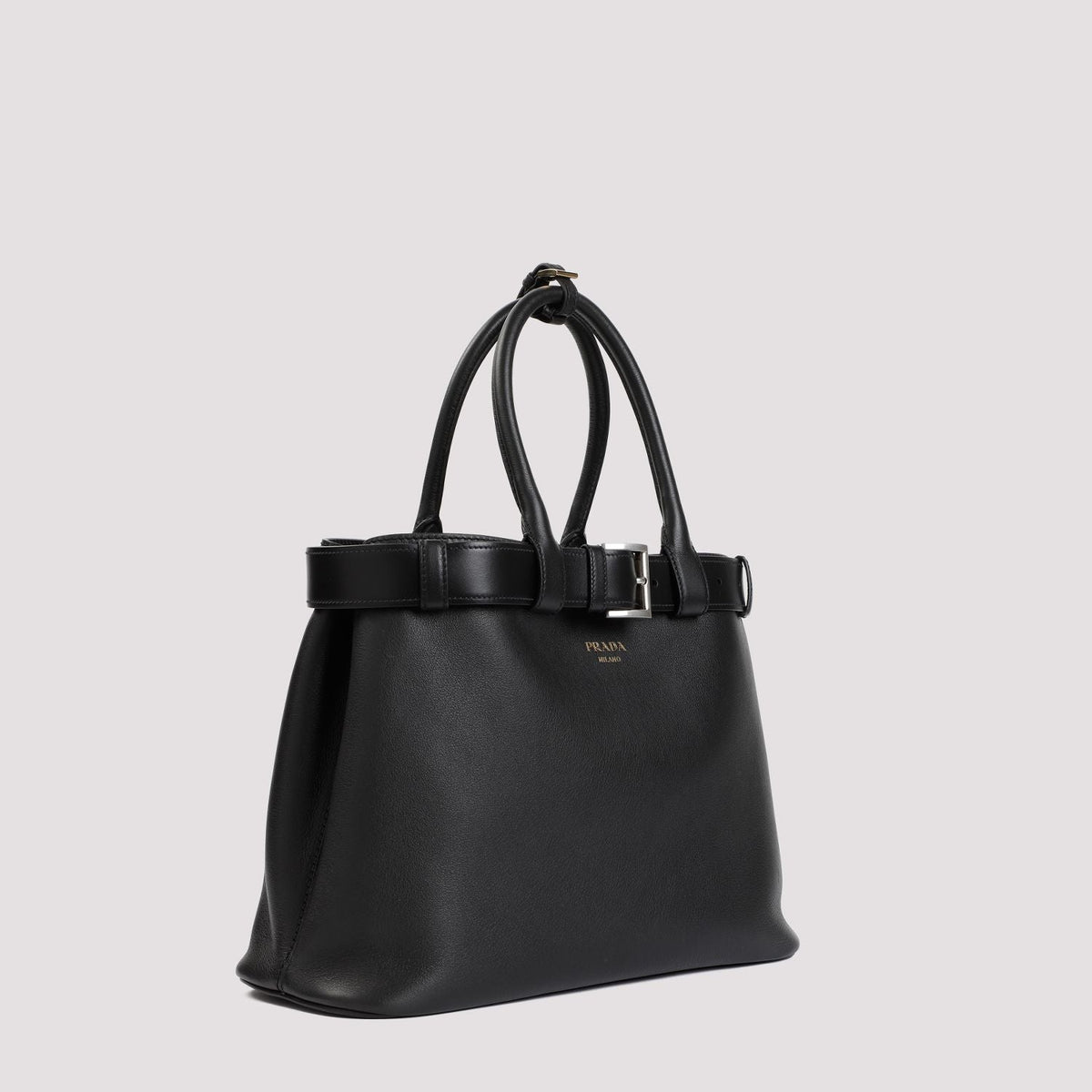 PRADA Large Buckle Handbag
