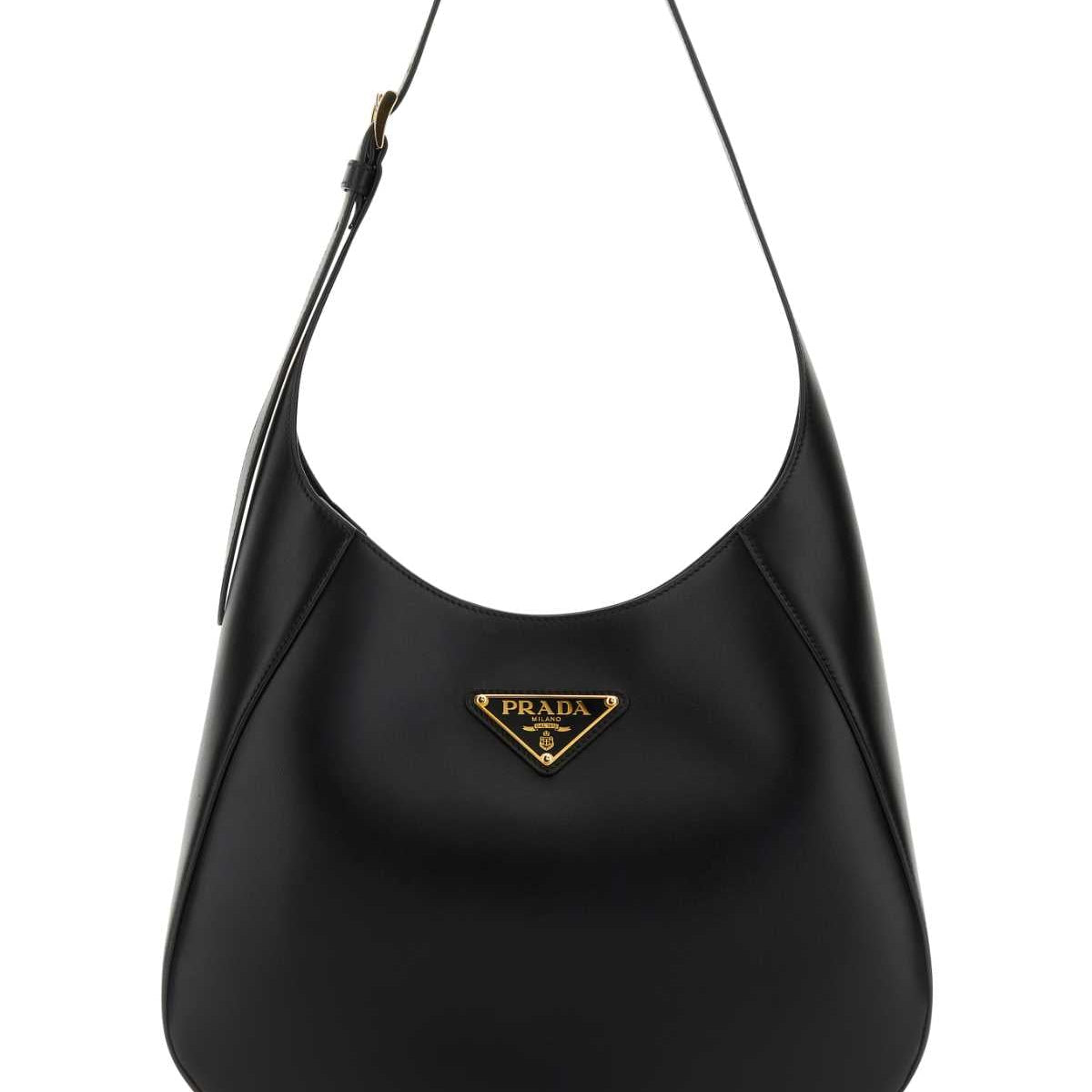 PRADA Leather Shoulder Handbag