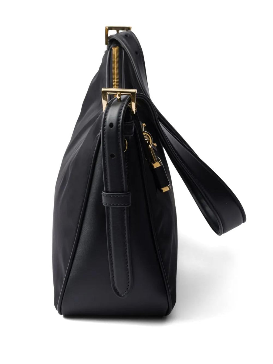 PRADA Large Nylon Aimee Shoulder Handbag