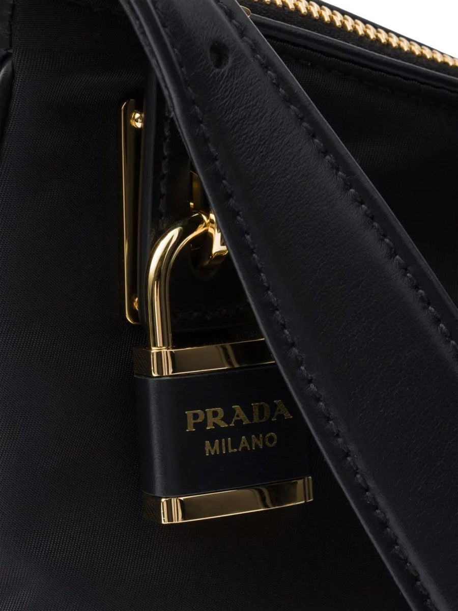 PRADA Large Nylon Aimee Shoulder Handbag
