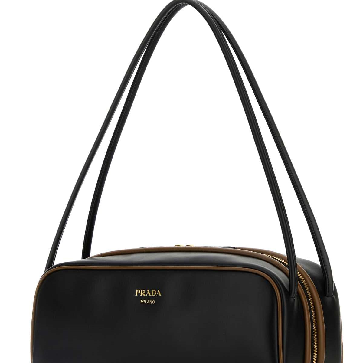 PRADA Leather Shoulder Handbag