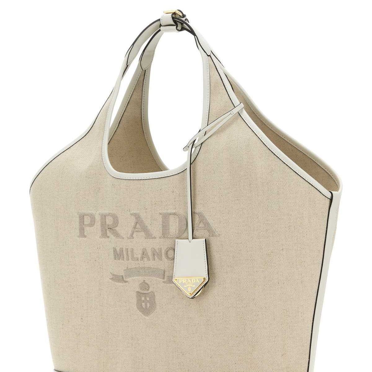 PRADA Canvas Shopping Handbag