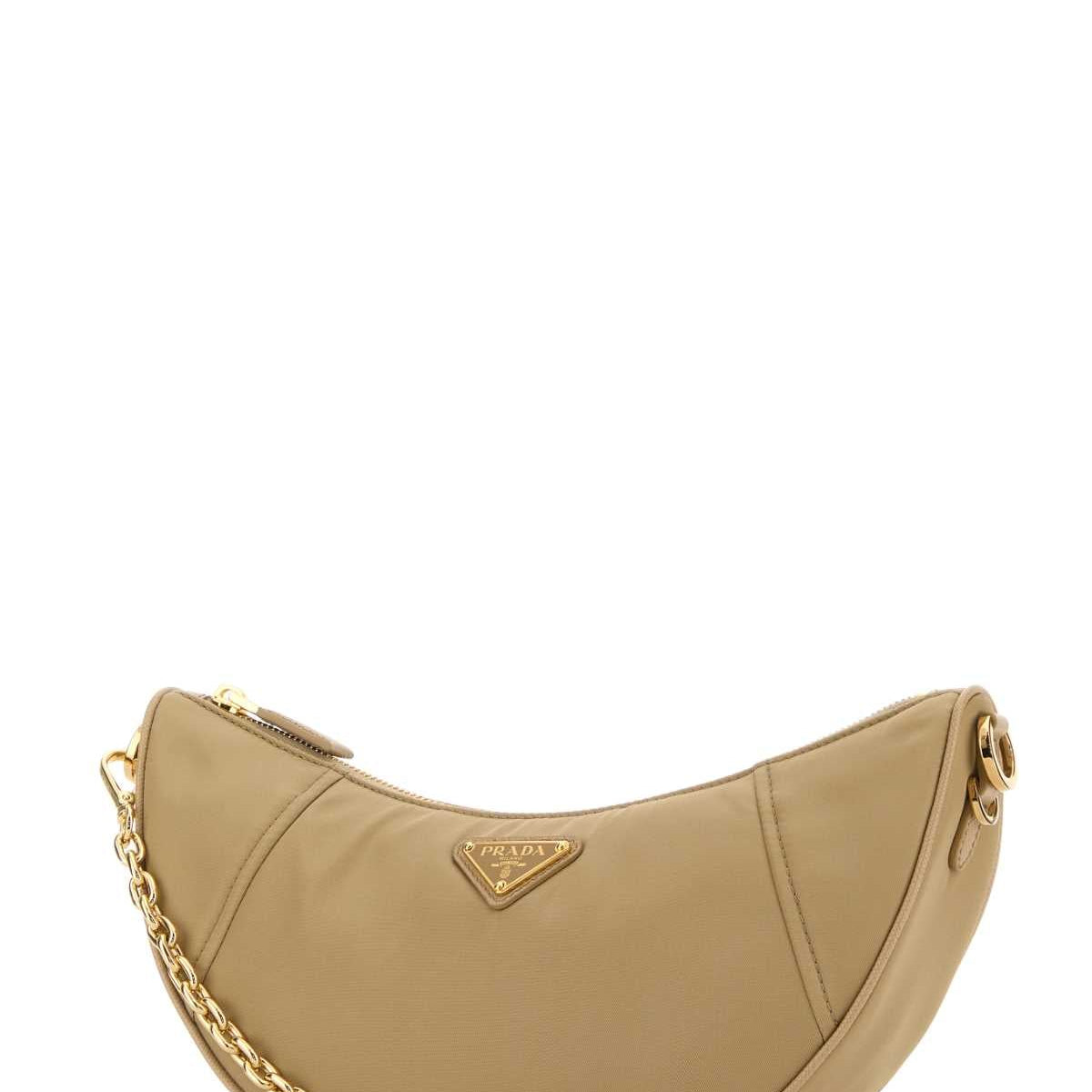 PRADA Demi-Lune Mini Shoulder Handbag