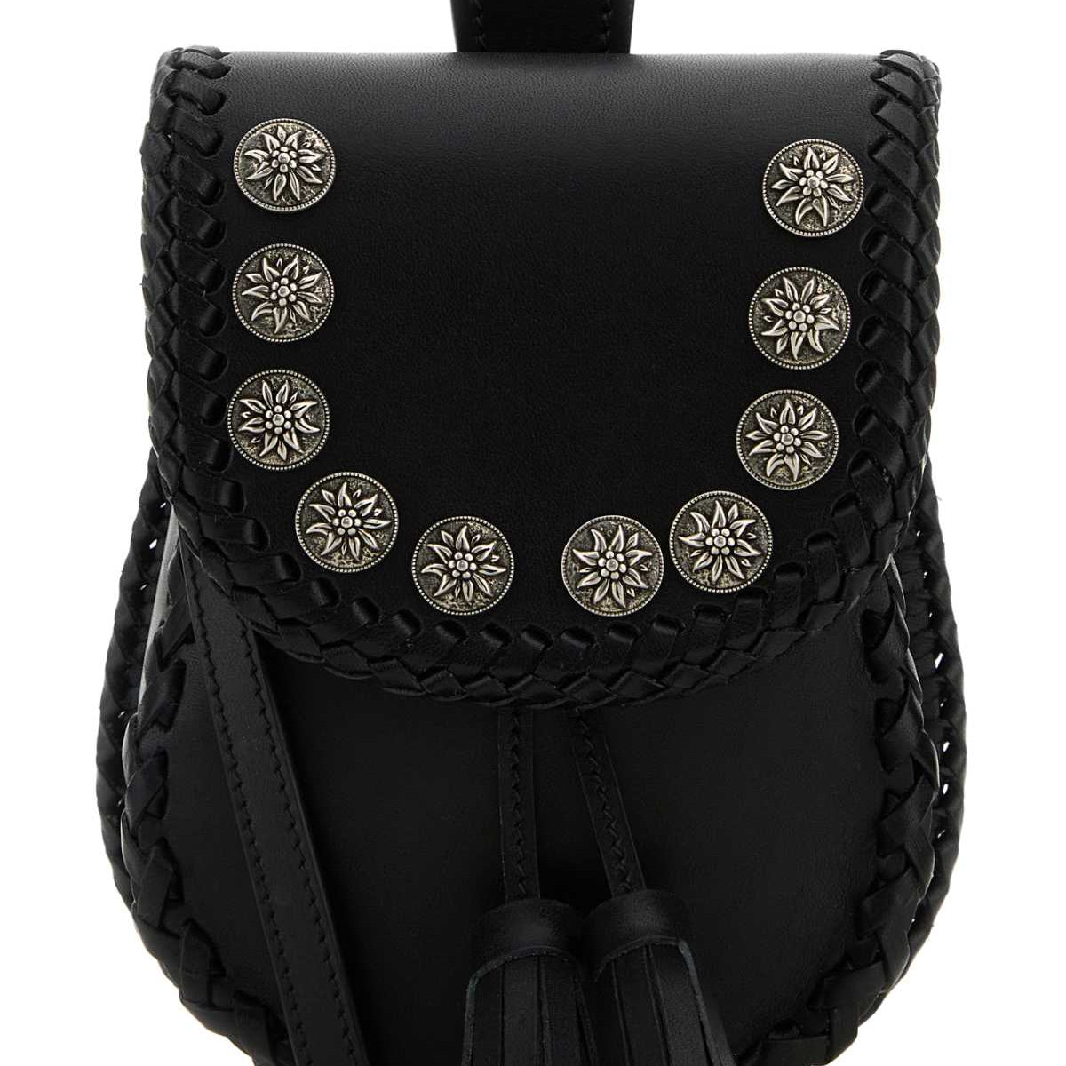 PRADA Mini Leather Crossbody Handbag