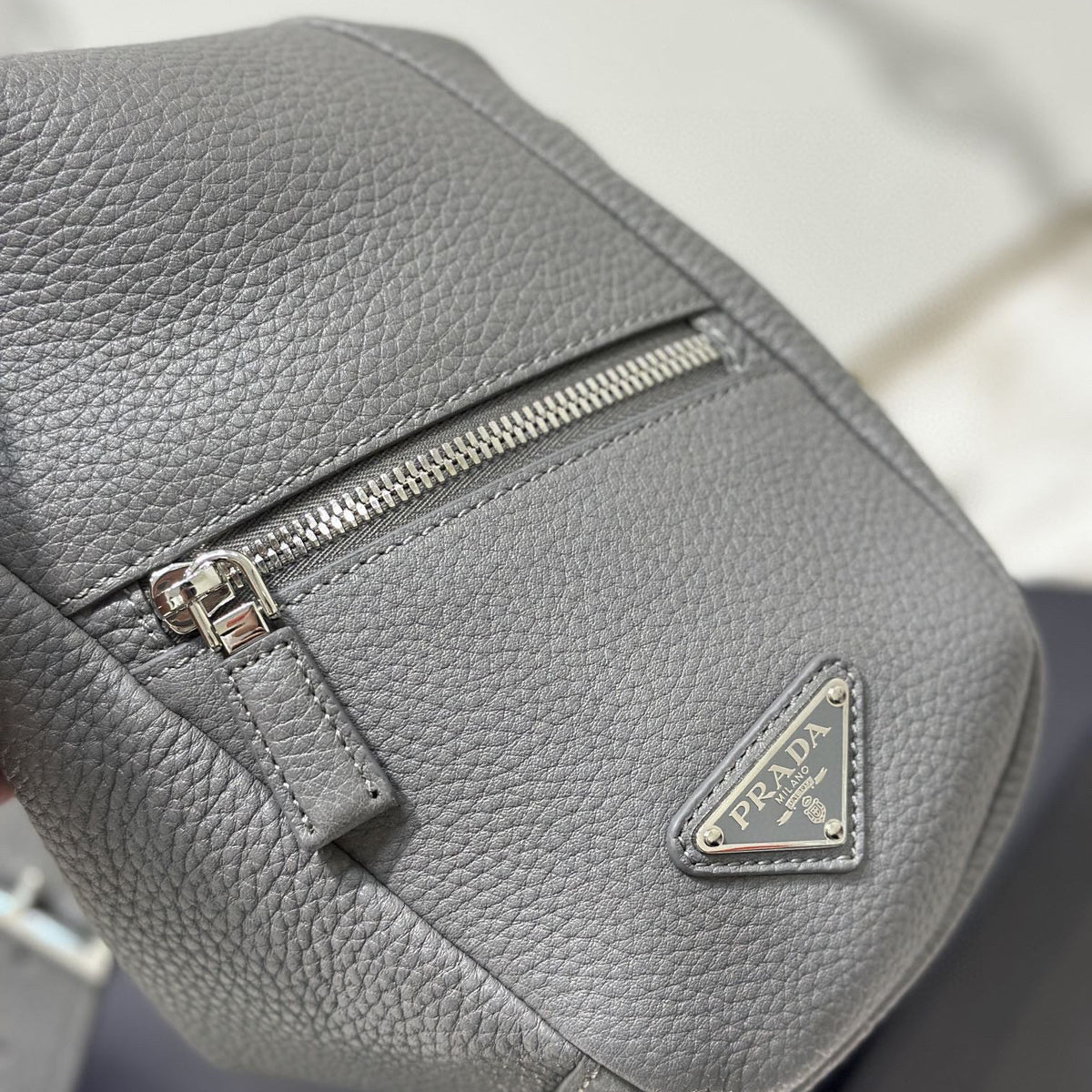 PD LEATHER BAG WITH SHOULDER STRAP