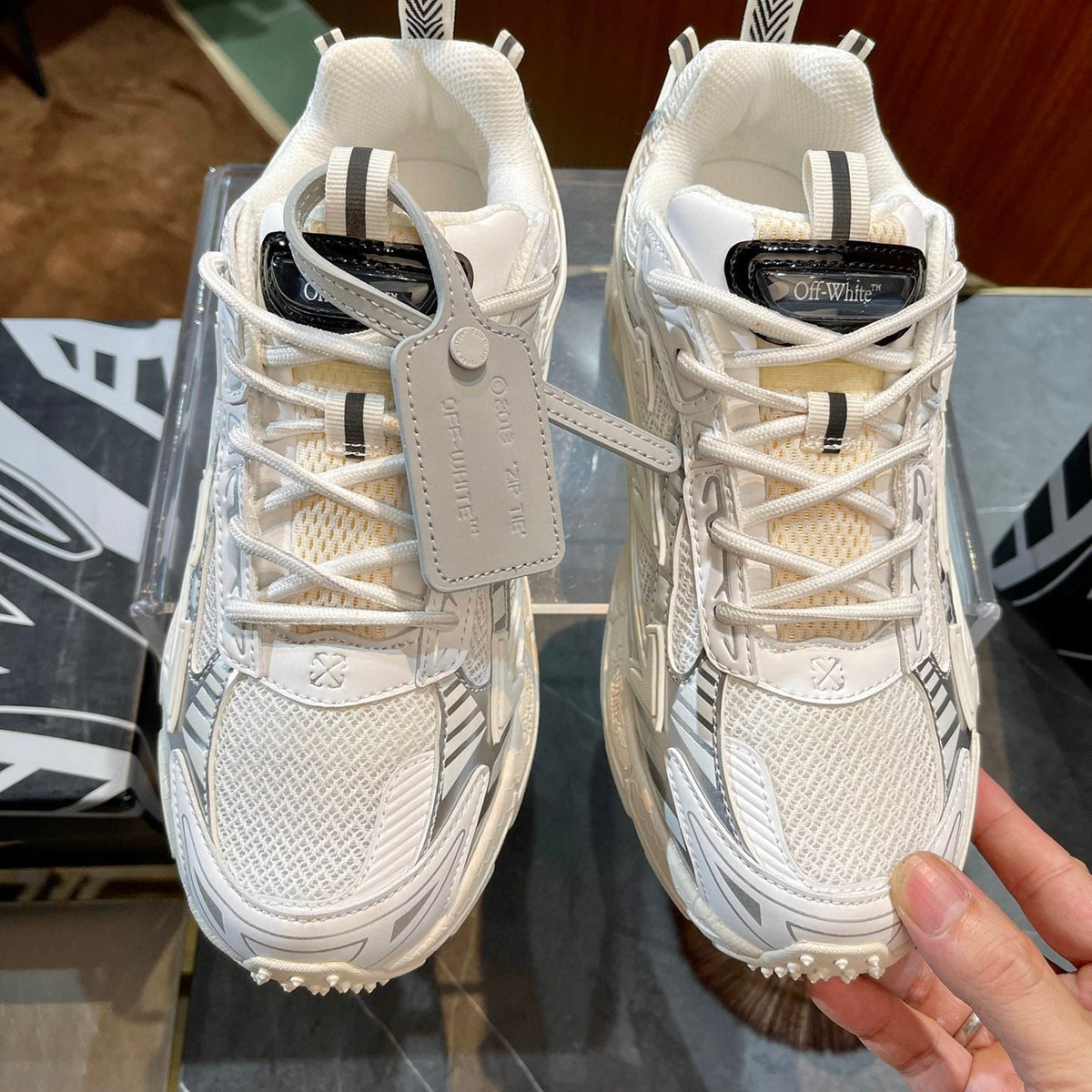 OFF W x VIRGIL ABLOH TRAINERS