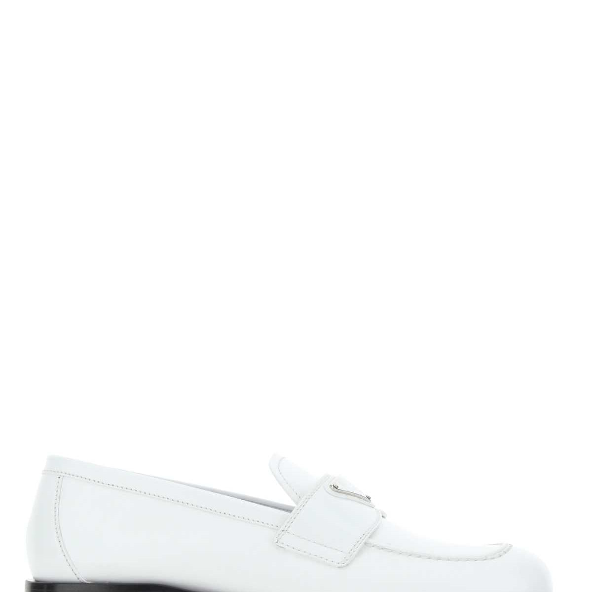 PRADA Leather Loafers for Women - FW25 Collection