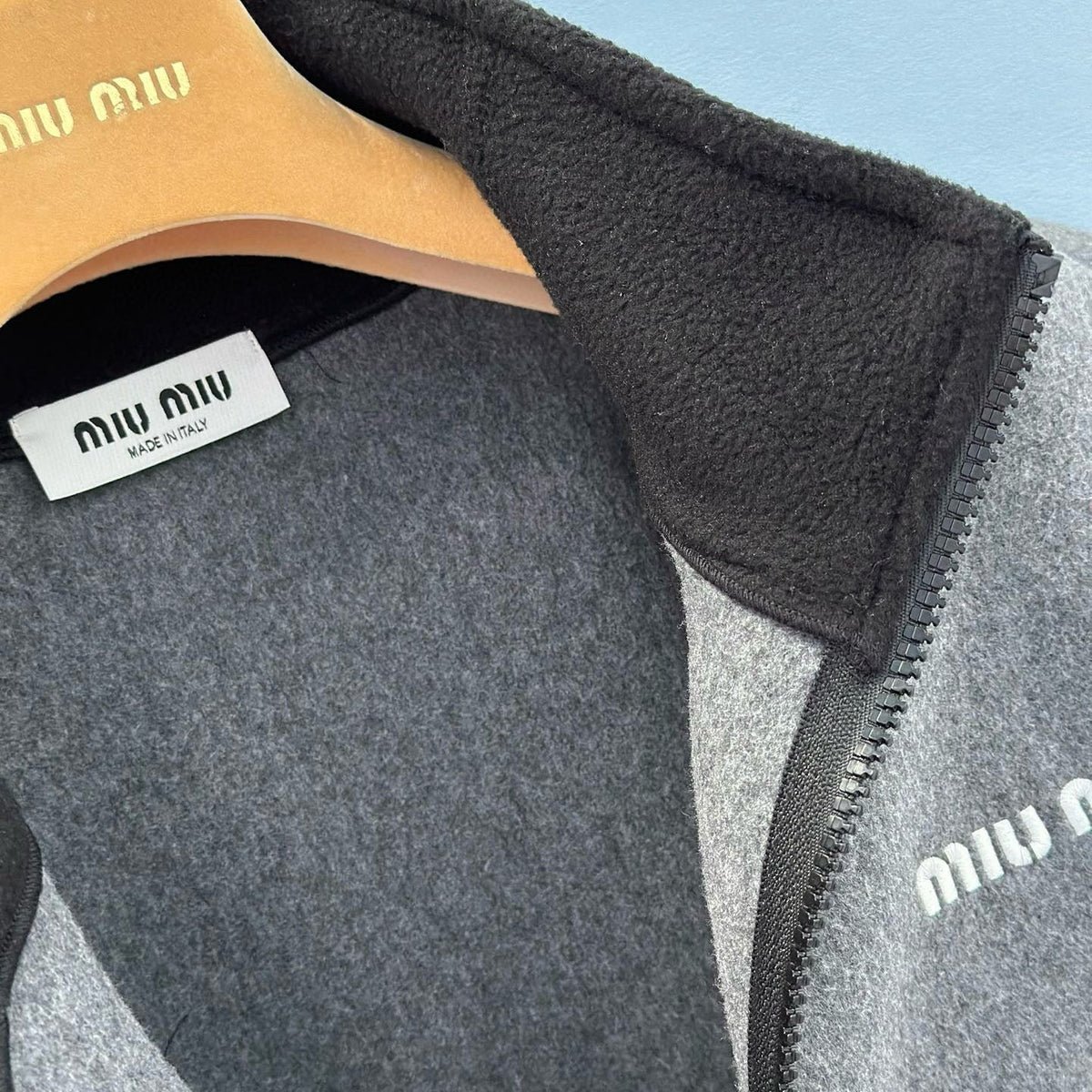 MIU M FLEECE VEST