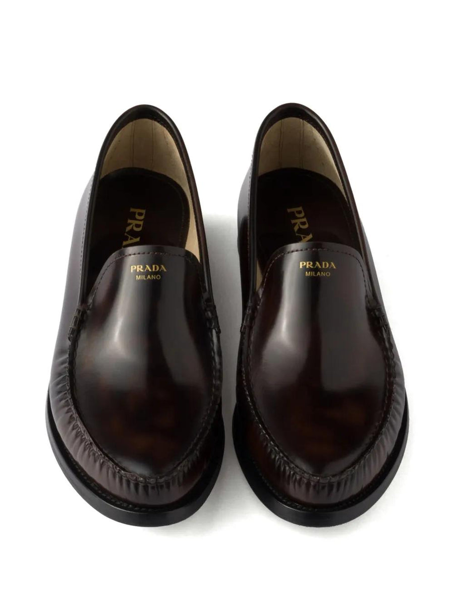 PRADA Chic Women's Leather Loafers