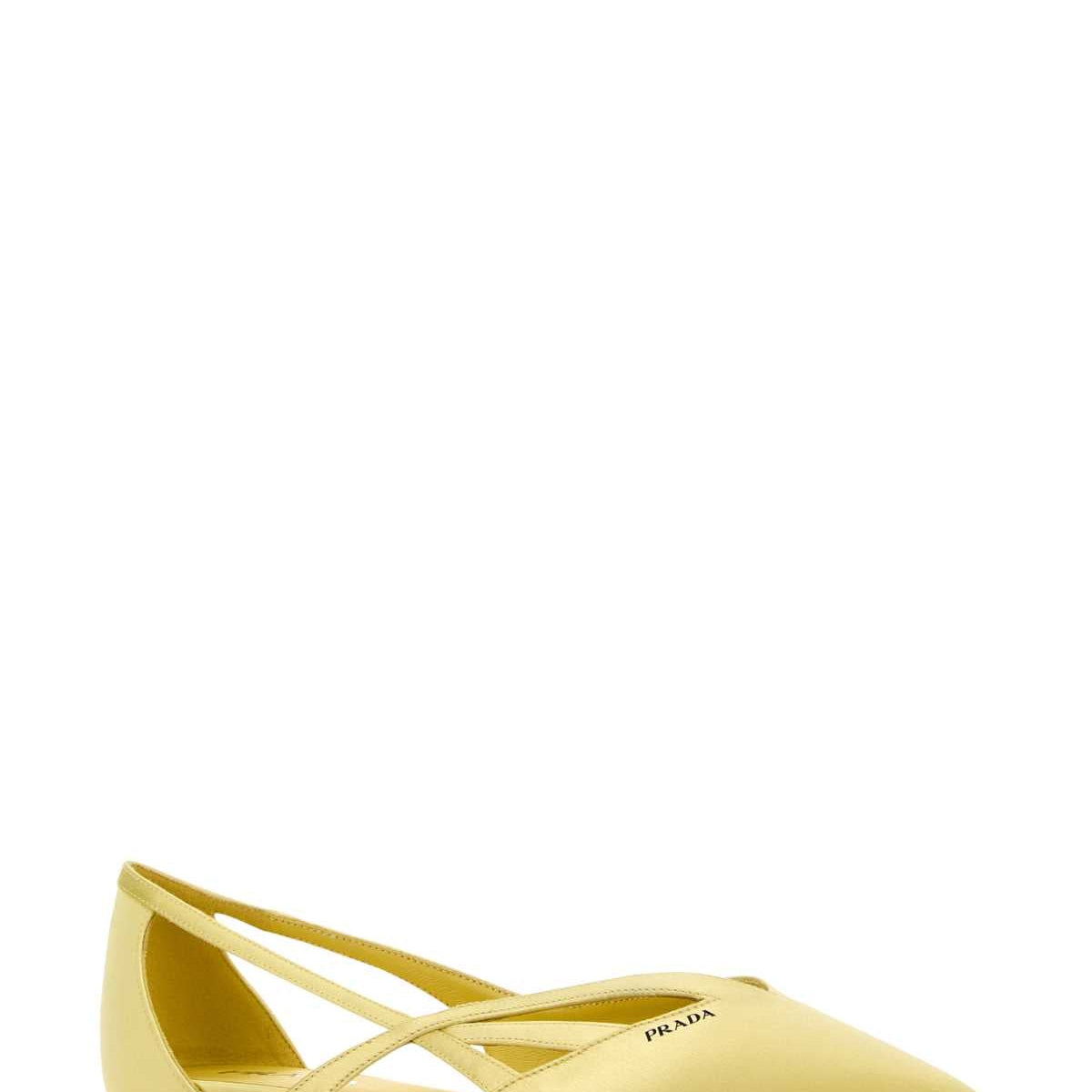 PRADA Satin Ballerinas for Women - Mini Style