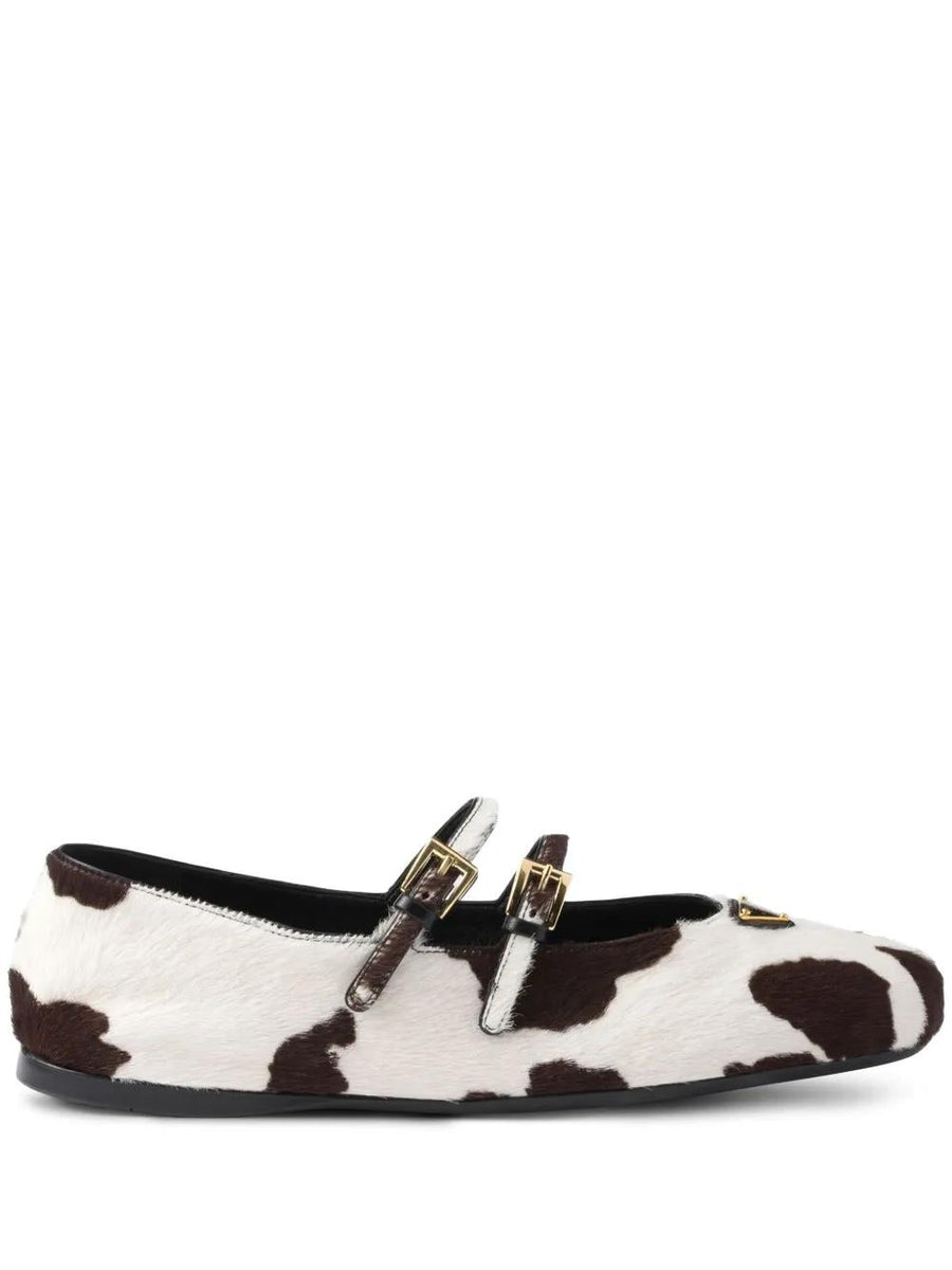 PRADA Elegant Women's Ballerina Flats - FW25 Collection