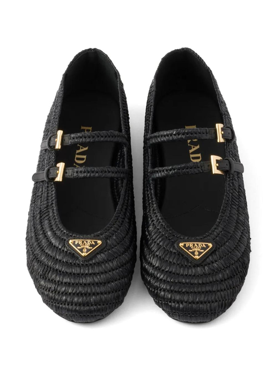 PRADA Elegant Ballerina Flats for Women - FW25 Collection