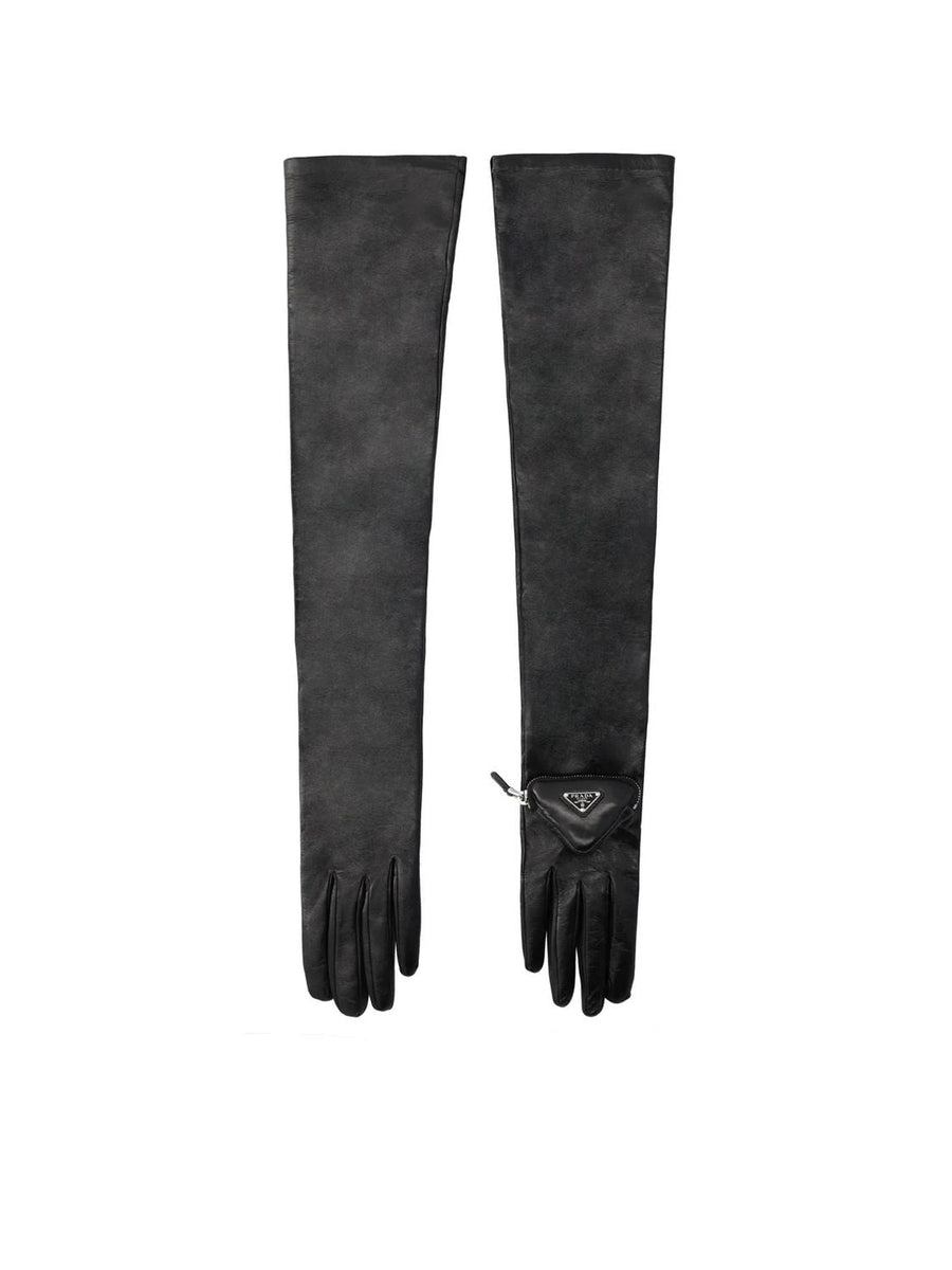 PRADA Elegant Leather Gloves for Women
