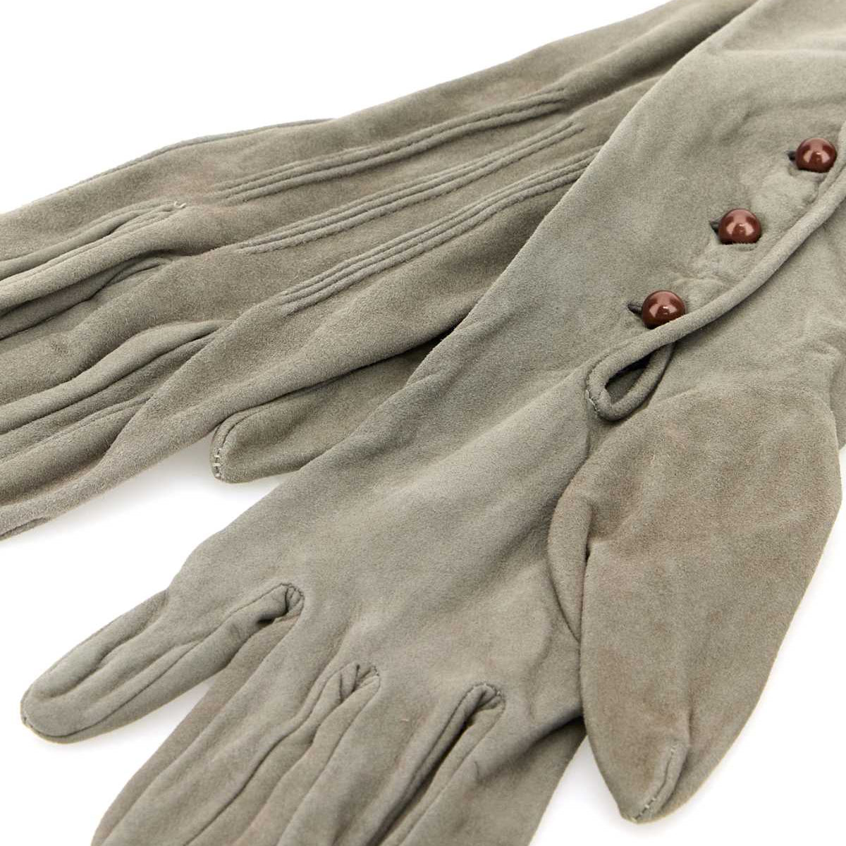 PRADA Suede Long Gloves for Women