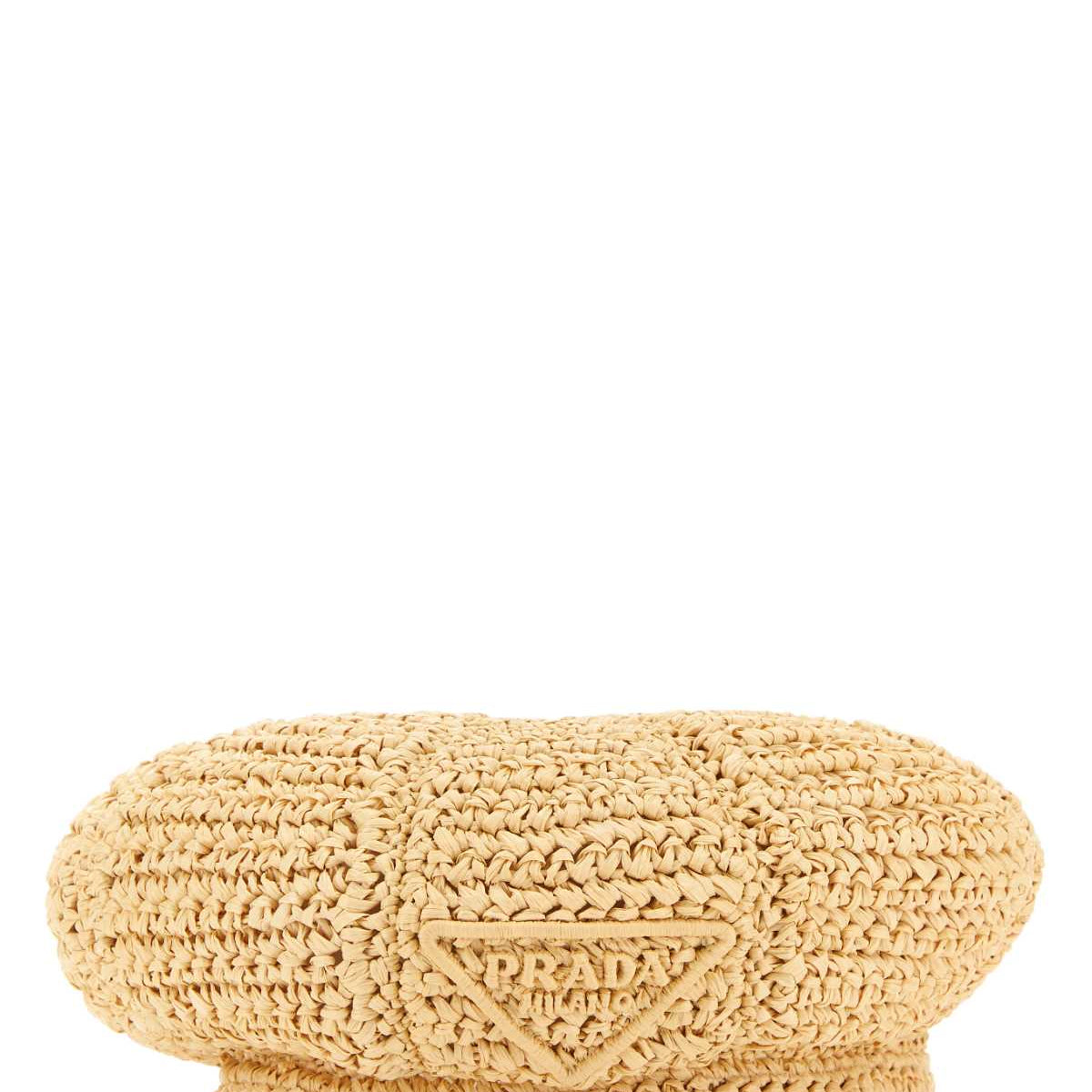 PRADA Rafia Baker Boy Hat