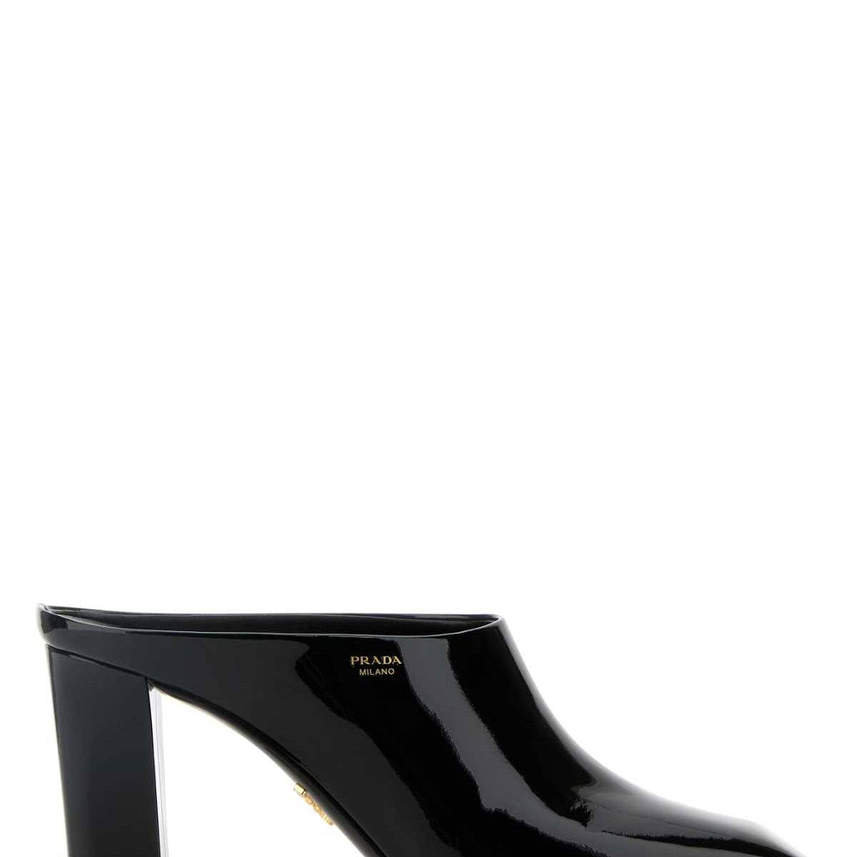 PRADA Women's Flat Leather Slingback Pumps