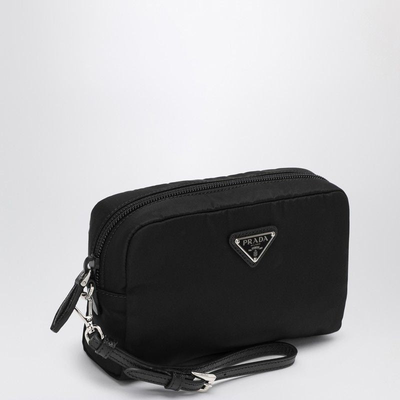 PRADA Mini Re-Nylon Wallet with Wrist Strap