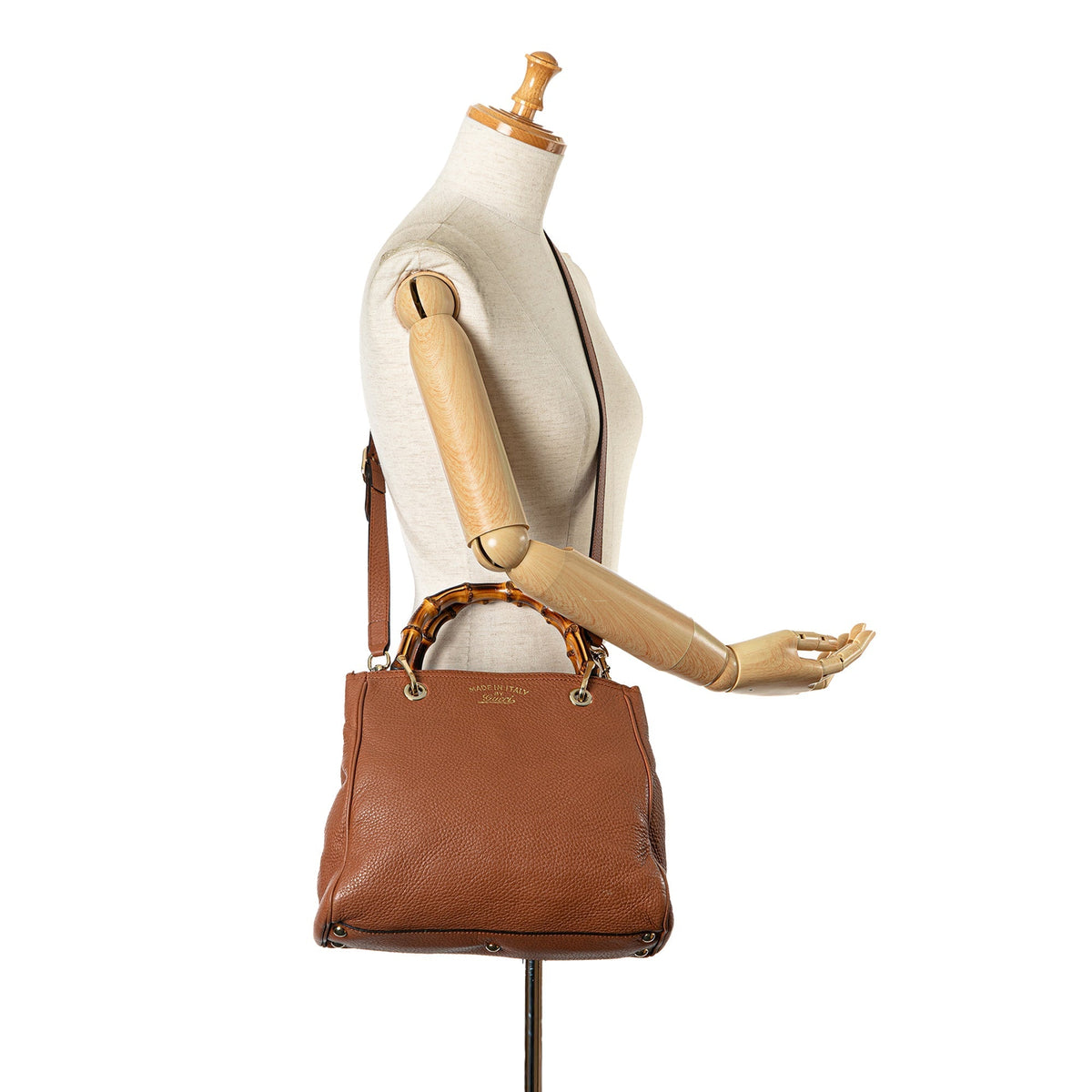 GUCCI Small Bamboo Shopper Satchel