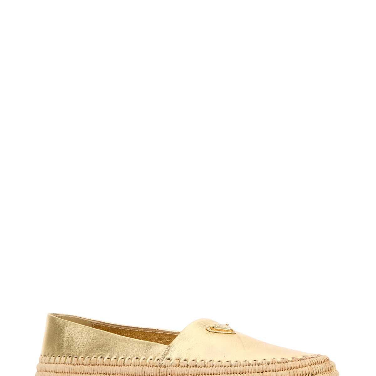 PRADA Luxury Leather Espadrilles for Women