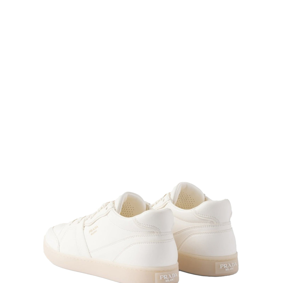 PRADA Luxe Nappa Leather Sneakers for Women