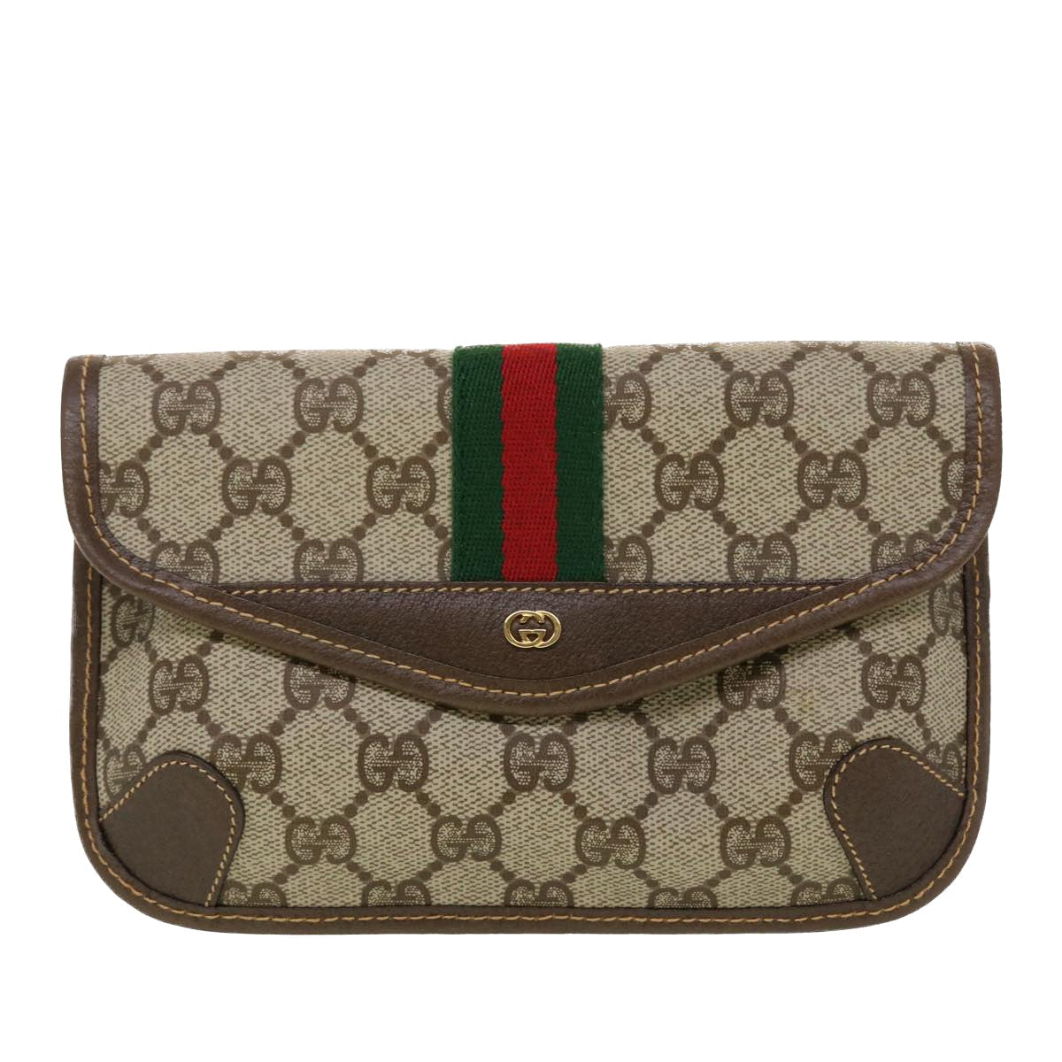 GUCCI GG canvas Clutch Bag