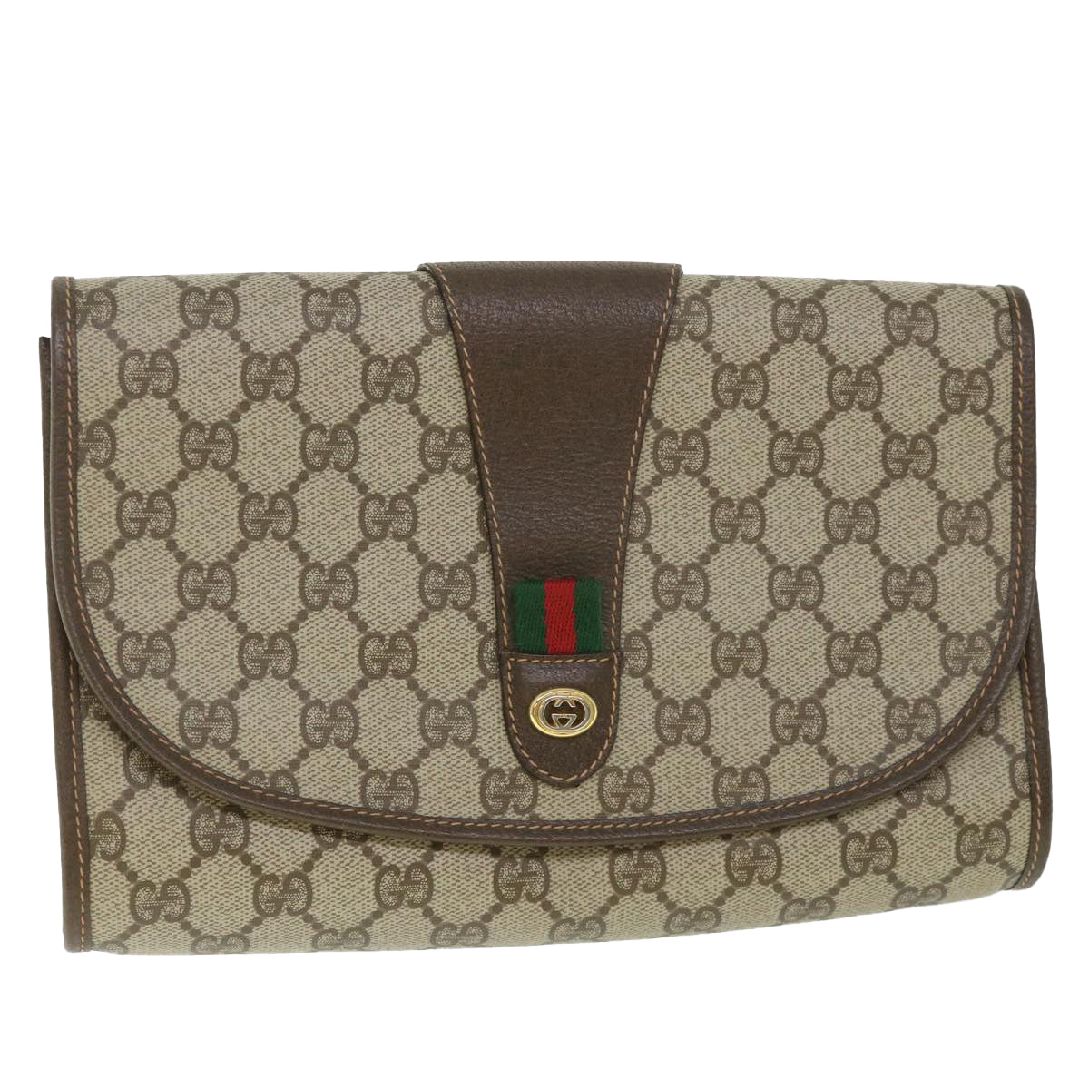 GUCCI GG canvas Clutch Bag