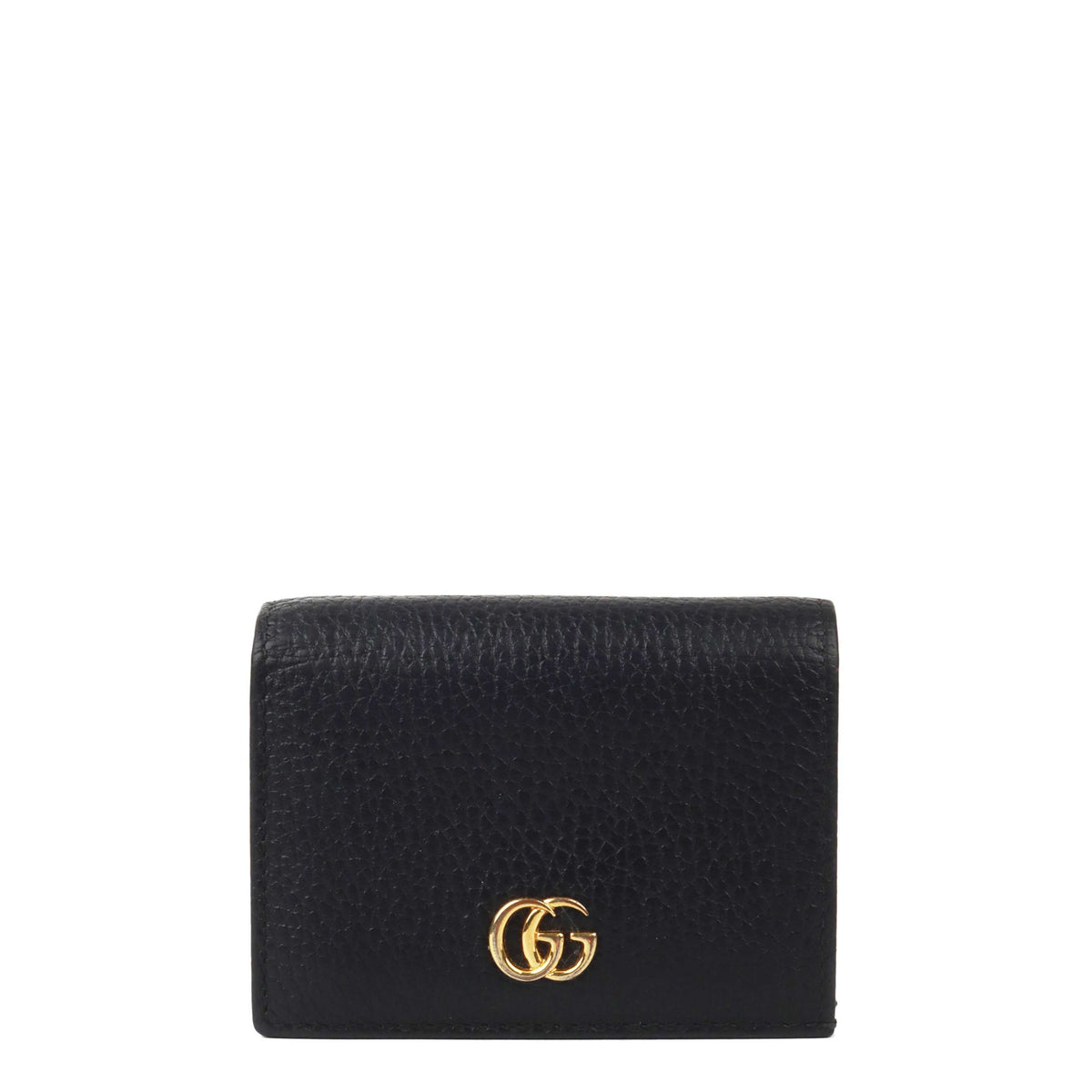 Gucci GG Black Card Case Coin Wallet.