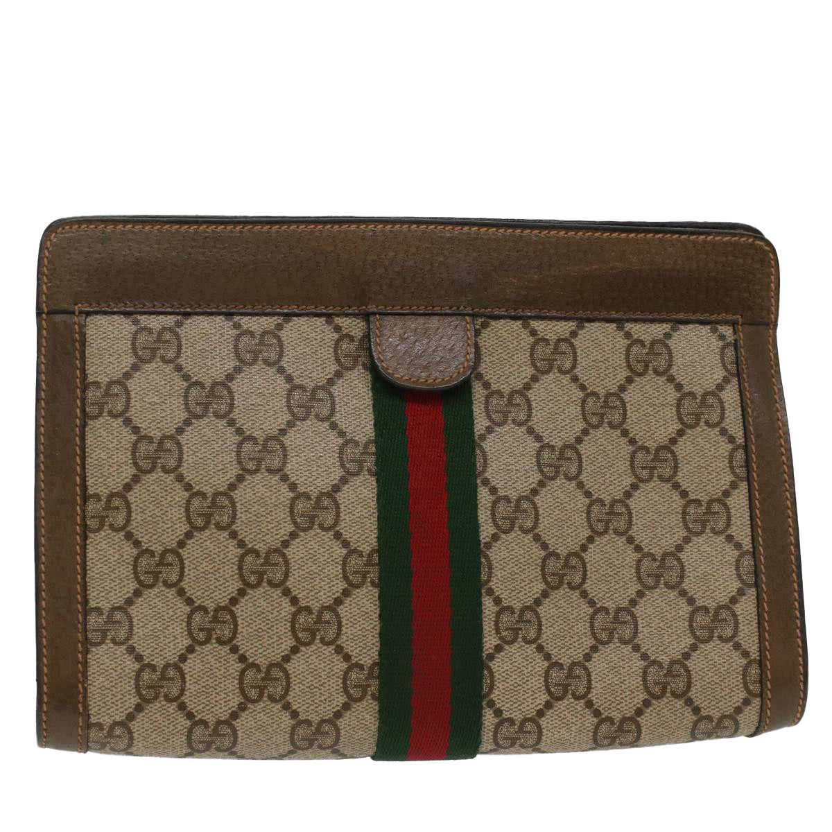 GUCCI Shima line Clutch Bag