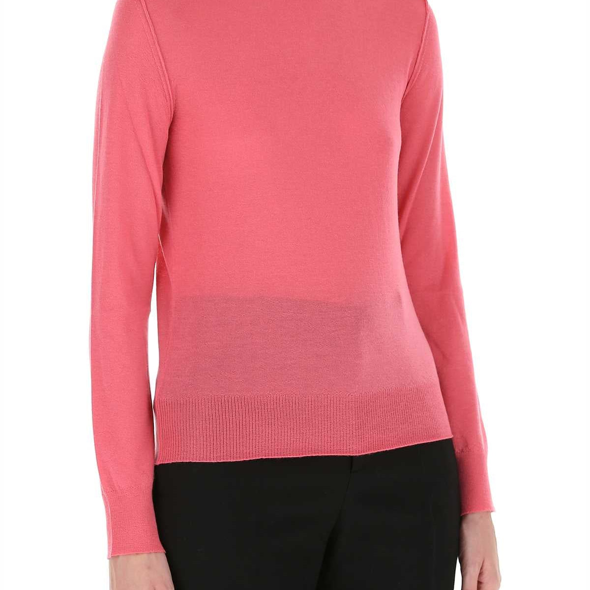 Bottega Veneta Women Dark Pink Cashmere Sweater