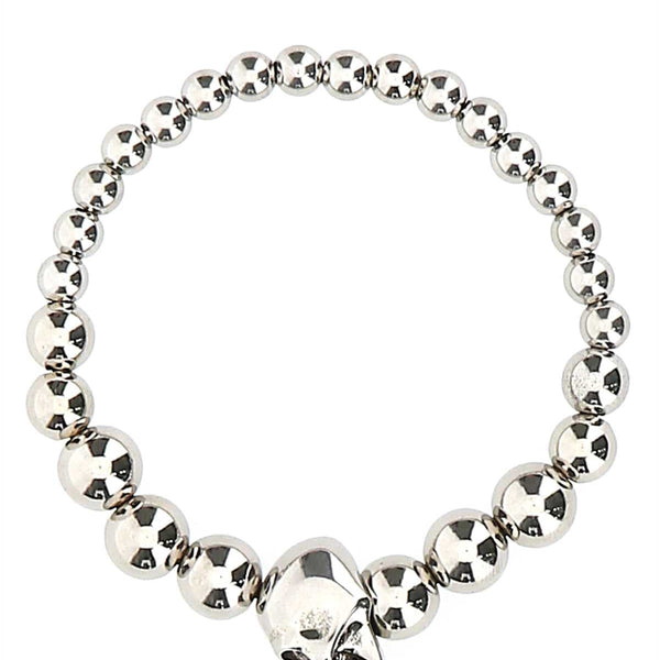 Alexander Mcqueen Men Silver Metal Bracelet