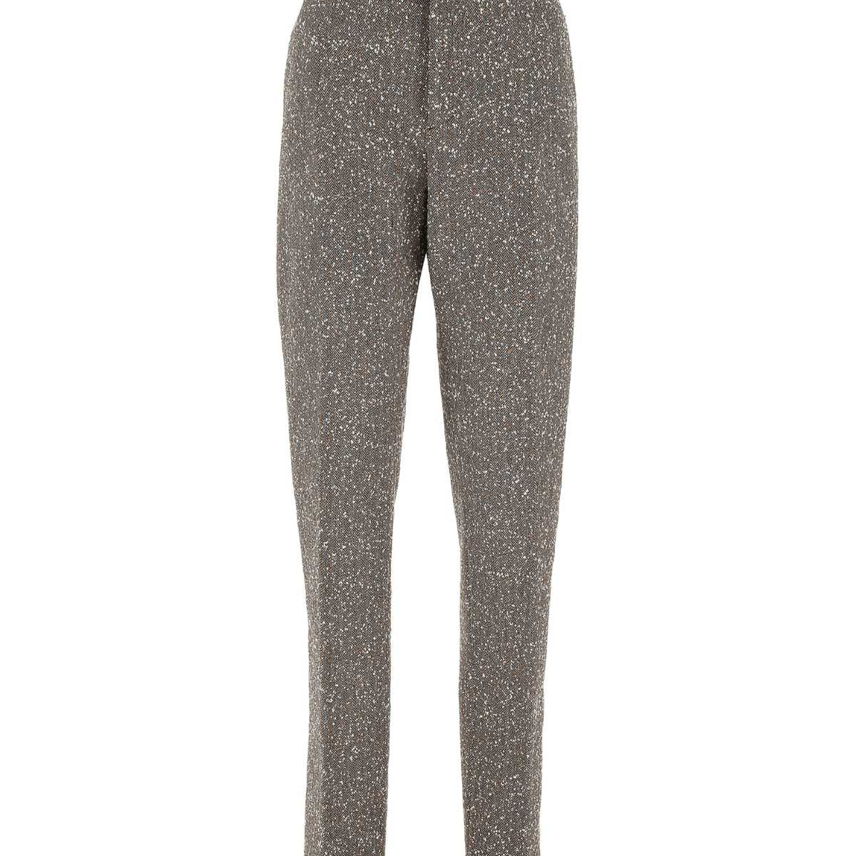 Bottega Veneta Women Embroidered Stretch Viscose Blend Pant