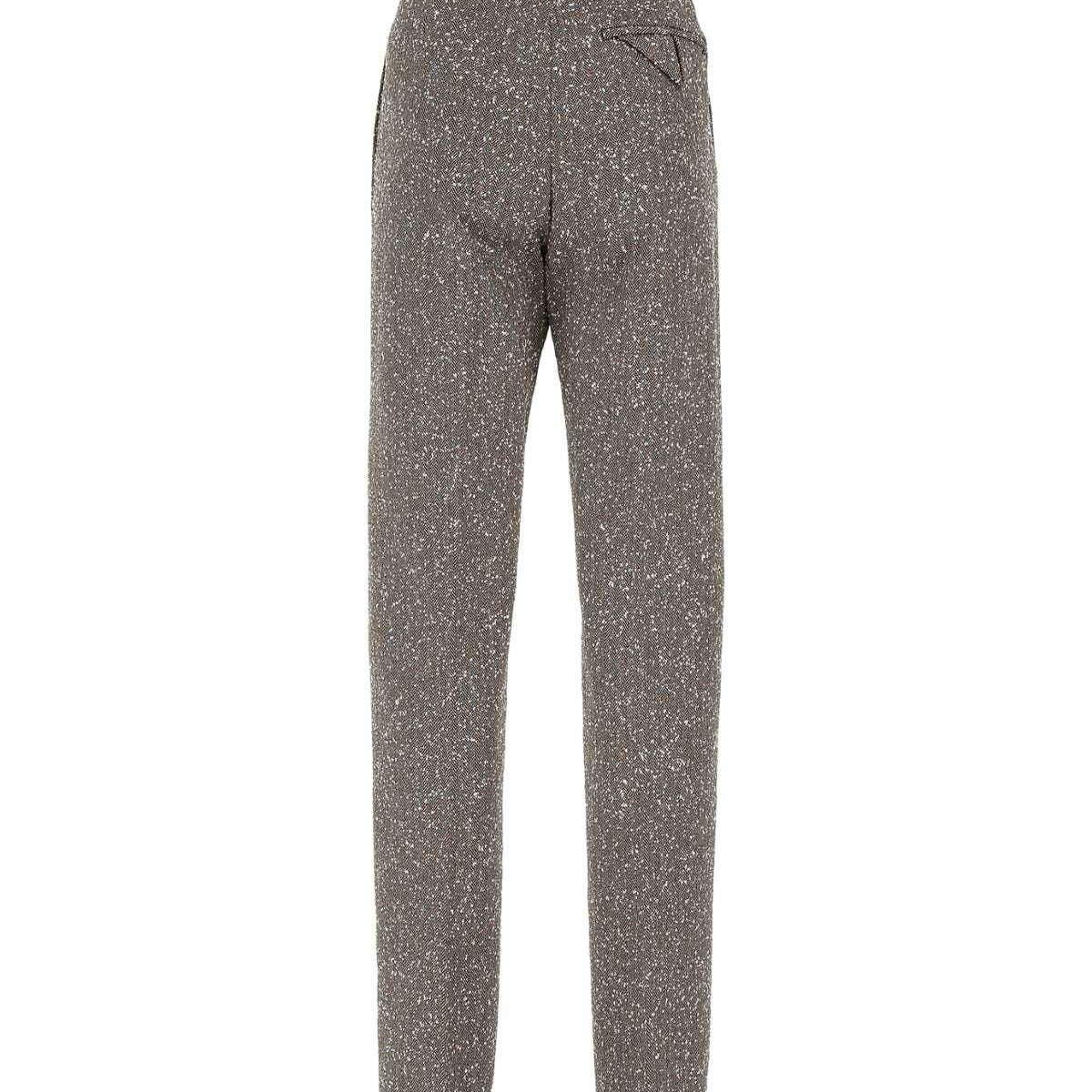 Bottega Veneta Women Embroidered Stretch Viscose Blend Pant