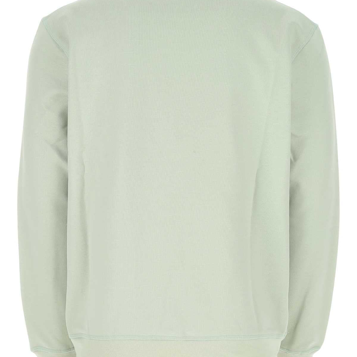 Alexander Mcqueen Men Pastel Green Cotton Sweatshirt