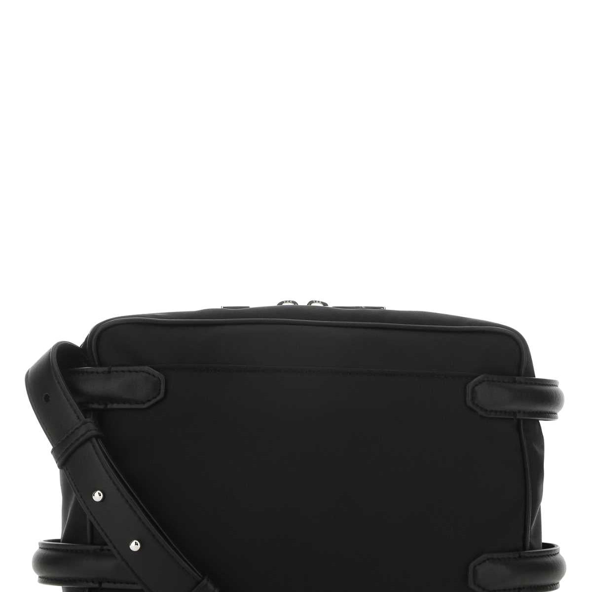 Alexander Mcqueen Men Black Nylon Harness Crossbody Bag