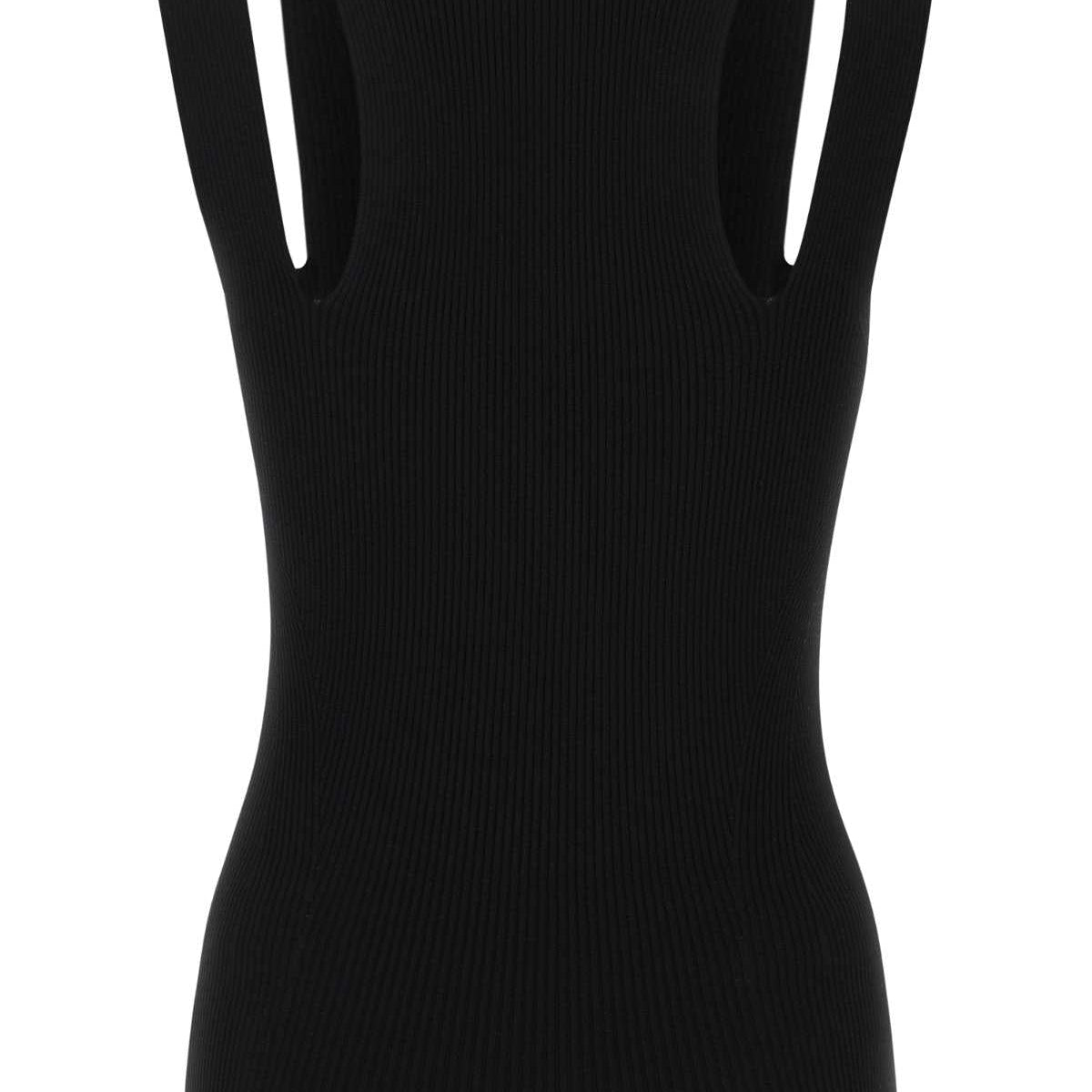 Alexander Mcqueen Women Black Viscose Blend Top