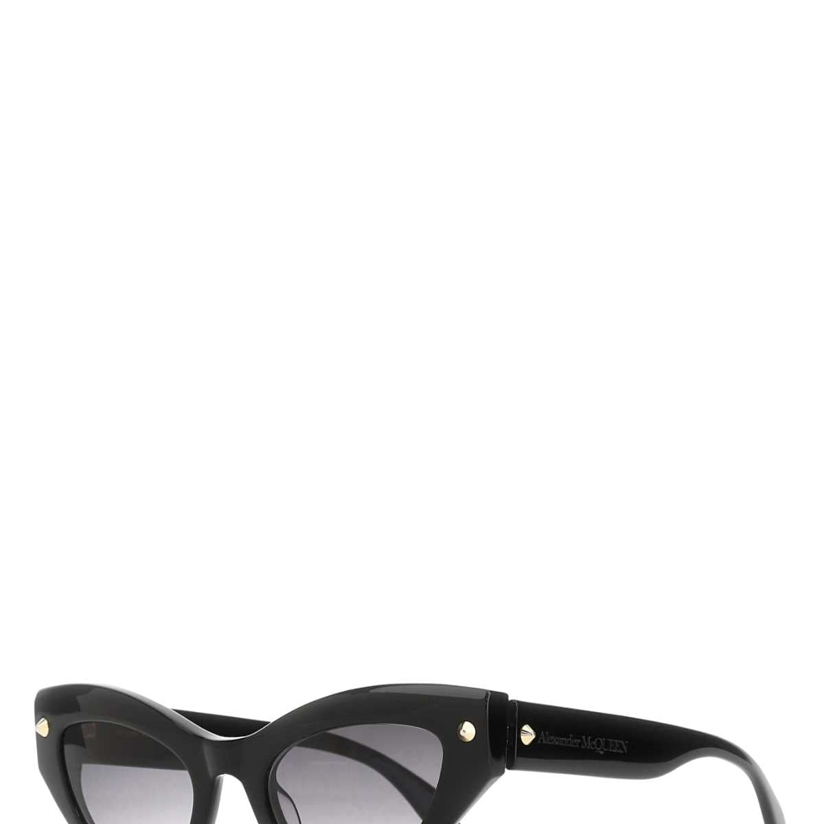 Alexander Mcqueen Women Black Acetate Spike Studs Sunglasses