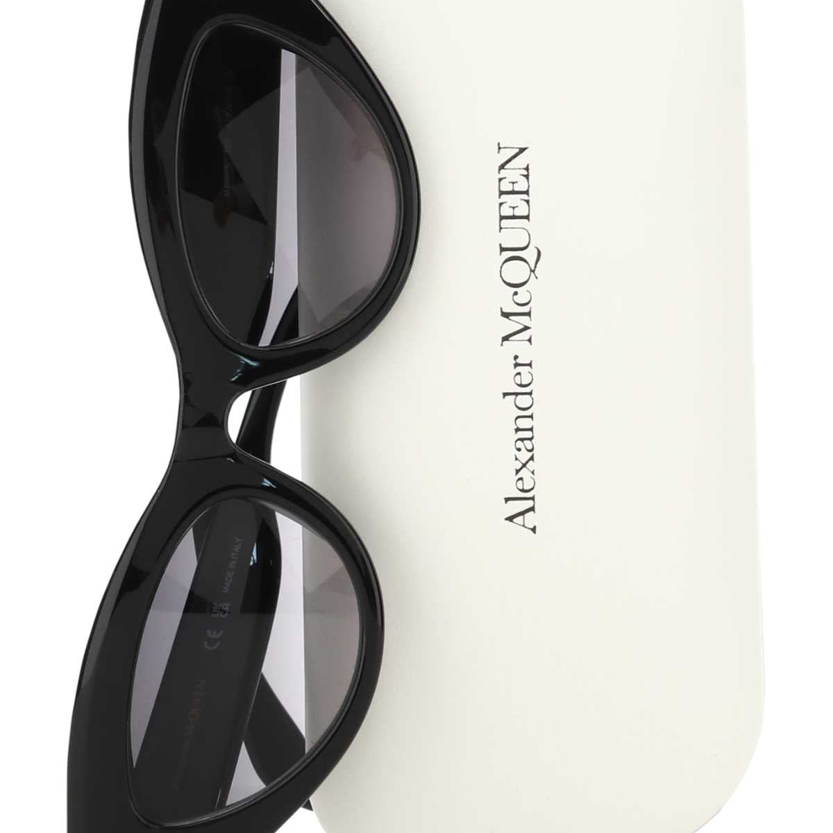 Alexander Mcqueen Women Black Acetate Spike Studs Sunglasses