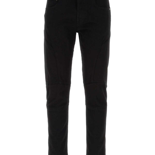 Alexander Mcqueen Men Black Stretch Denim Jeans