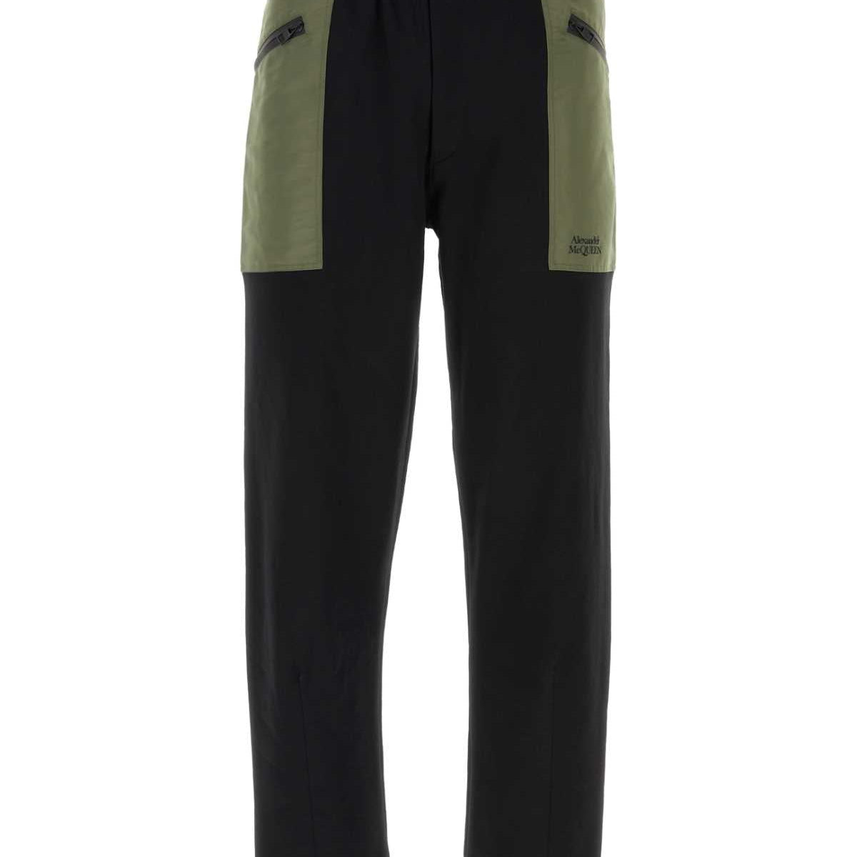 Alexander Mcqueen Men Black Cotton Pant