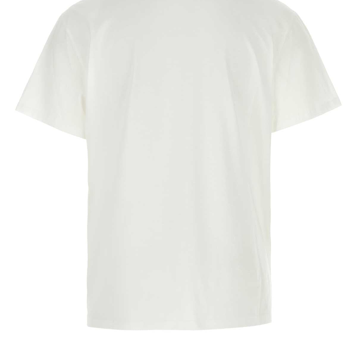 Alexander Mcqueen Men White Cotton T-Shirt