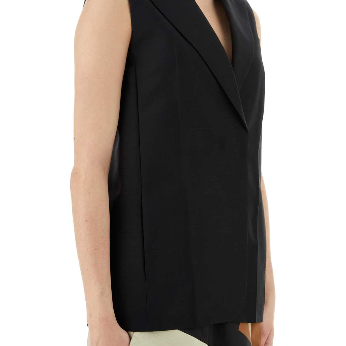Fendi Women Black Mohair Blend Vest