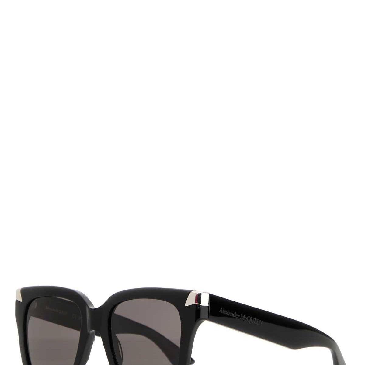 Alexander Mcqueen Women Black Acetate Punk Rivet Sunglasses