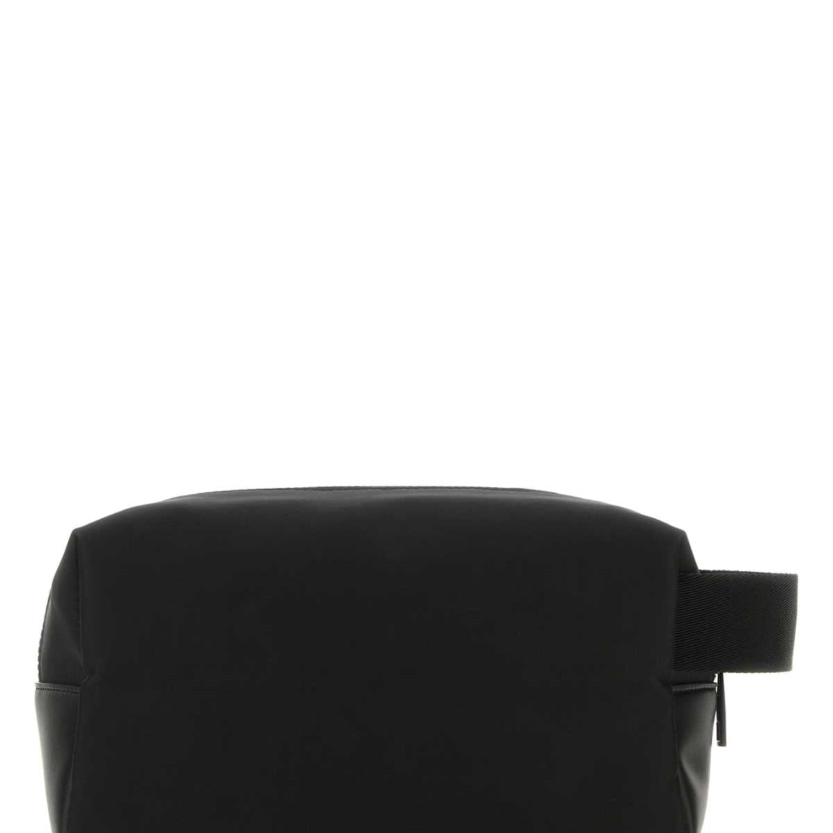 Alexander Mcqueen Men Black Fabric Mcqueen Graffiti Beauty Case
