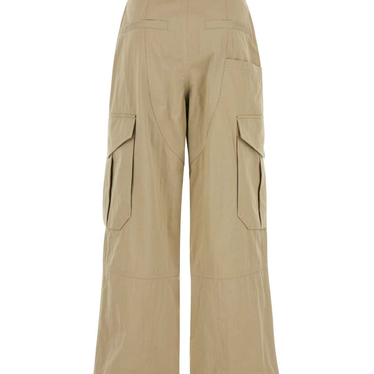 Bottega Veneta Women Cappuccino Cotton Blend Cargo Pant