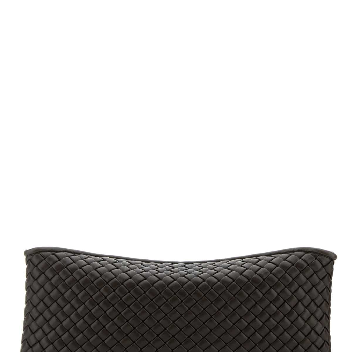 Bottega Veneta Women Chocolate Nappa Leather Cobble Clutch
