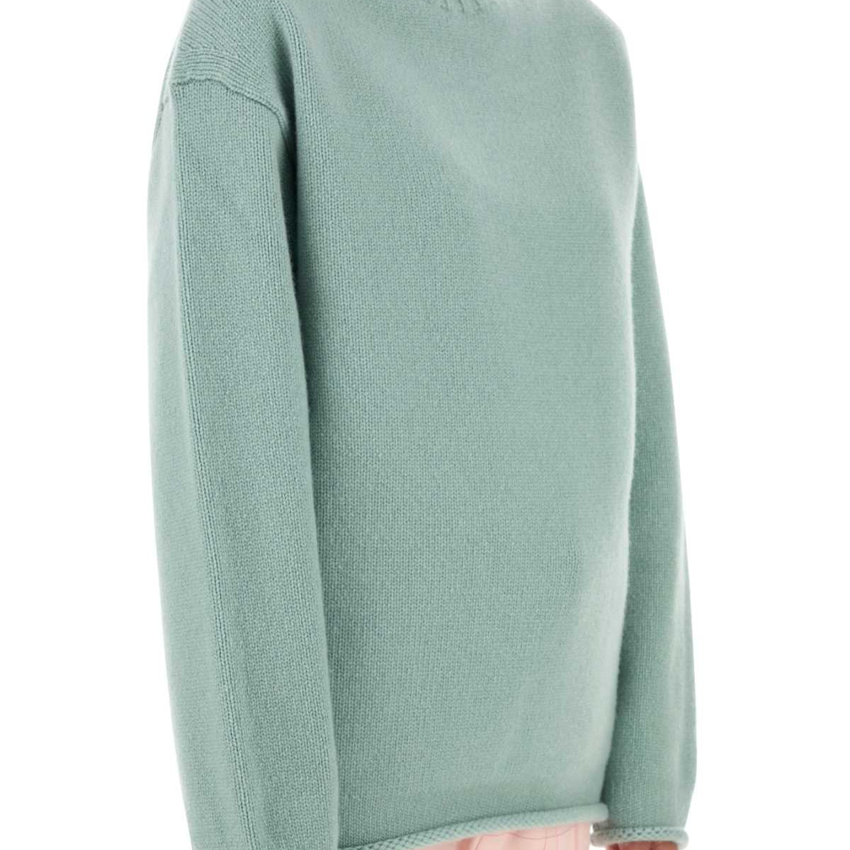 Bottega Veneta Women Sea Green Cashmere Sweater
