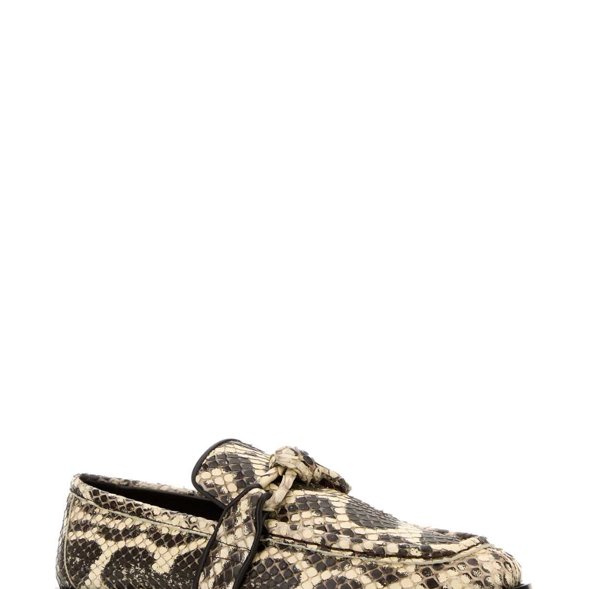 Bottega Veneta Women Multicolor Leather Astaire Loafers